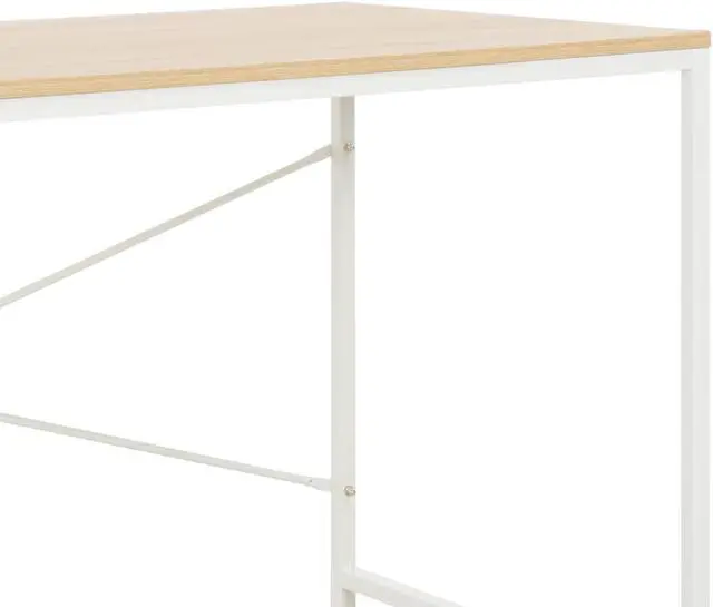 Alt view image 13 of 15 - vidaXL Desk Home Office Desk Computer Desk Workstation Solid Wood Reclaimed