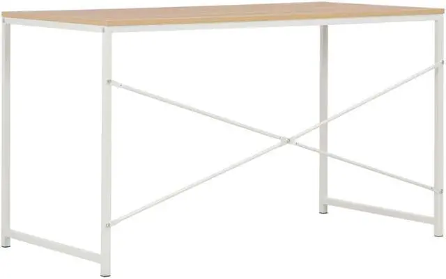 Alt view image 4 of 15 - vidaXL Desk Home Office Desk Computer Desk Workstation Solid Wood Reclaimed