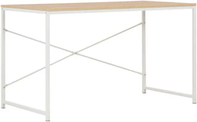 Alt view image 2 of 15 - vidaXL Desk Home Office Desk Computer Desk Workstation Solid Wood Reclaimed