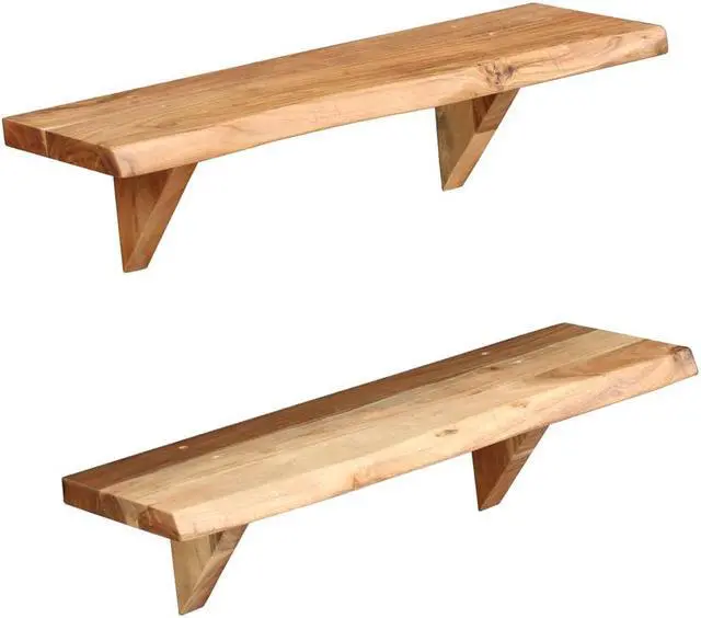 Alt view image 11 of 11 - vidaXL Wall Shelves Floating Shelves Display Shelves Wall Mounted 3 Pcs Black