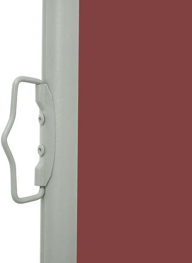 Alt view image 14 of 15 - vidaXL Patio Retractable Side Awning 39.4"x197" Brown Sunshade Privacy Divider