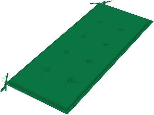 Alt view image 2 of 12 - vidaXL Garden Bench Cushion Green 120x50x4 cm Oxford Fabric