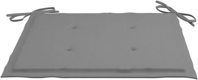 Alt view image 5 of 14 - vidaXL Garden Chair Cushions 4 pcs Grey 40x40x4 cm Oxford Fabric