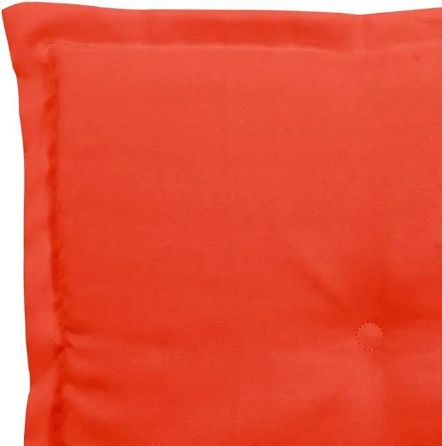 Alt view image 6 of 14 - vidaXL Garden Chair Cushions 2 pcs Red 50x50x4 cm Oxford Fabric