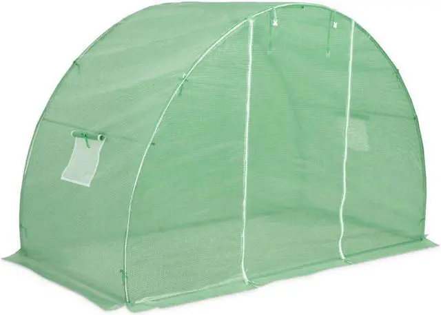 Alt view image 4 of 12 - vidaXL Greenhouse Outdoor Grow House Green House for Plant Growing Gardening