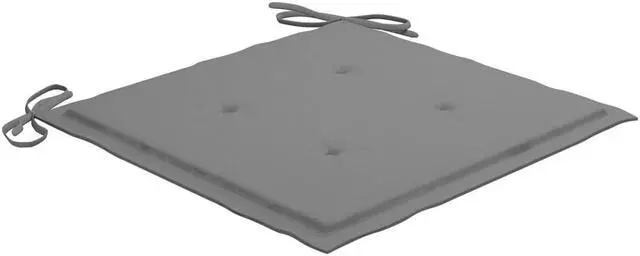 Alt view image 4 of 14 - vidaXL Garden Chair Cushions 4 pcs Grey 40x40x4 cm Oxford Fabric