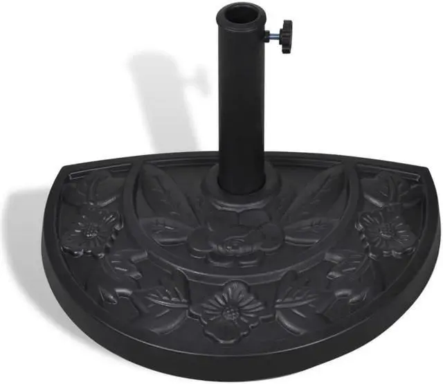 Alt view image 5 of 9 - Resin Half Round Parasol Base