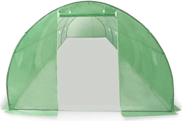 Alt view image 6 of 7 - vidaXL Greenhouse Outdoor Grow House Green House for Plant Growing Gardening