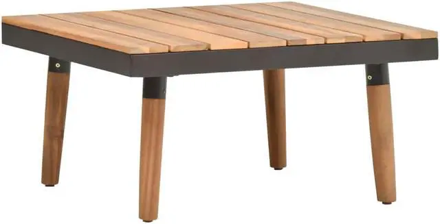 Alt view image 3 of 7 - vidaXL Patio Lounge Set Outdoor Sectional Sofa Set 8 Piece Poly Rattan Gray