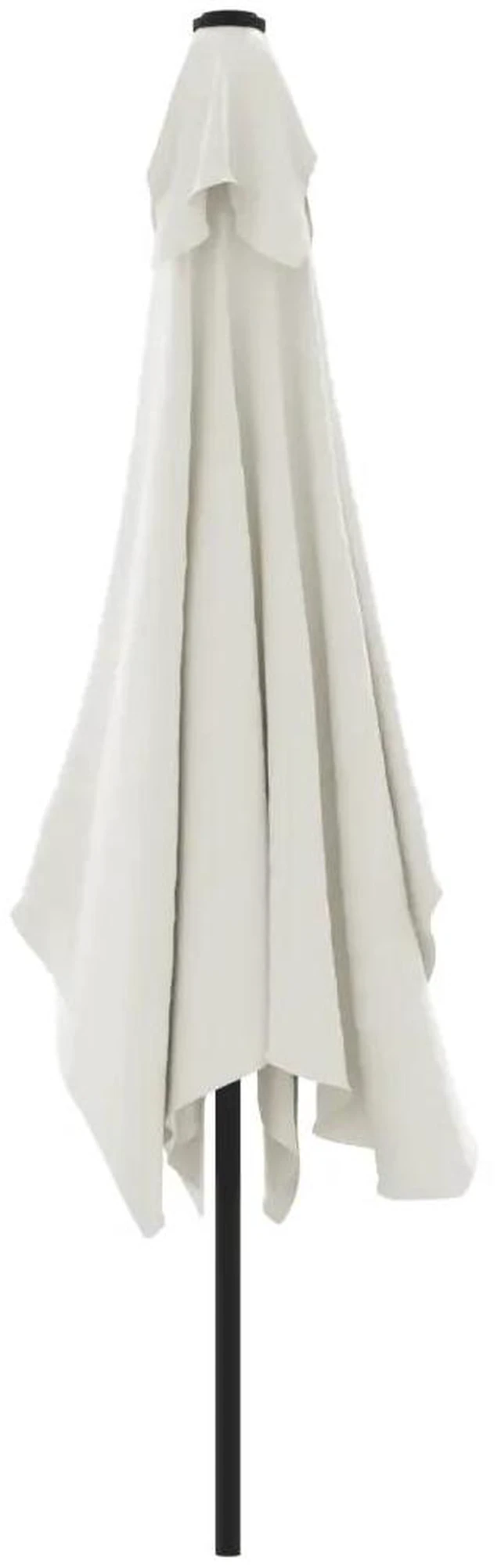Alt view image 9 of 9 - vidaXL Parasol 78.7"x118.1" Sand White Rectangular