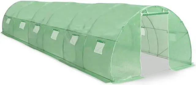 Alt view image 4 of 7 - vidaXL Greenhouse Outdoor Grow House Green House for Plant Growing Gardening