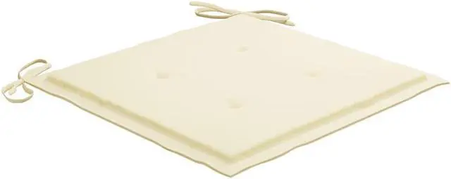 Alt view image 12 of 17 - vidaXL Garden Chair Cushions 4 pcs Cream 40x40x4 cm Oxford Fabric