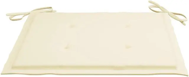 Alt view image 13 of 17 - vidaXL Garden Chair Cushions 4 pcs Cream 40x40x4 cm Oxford Fabric