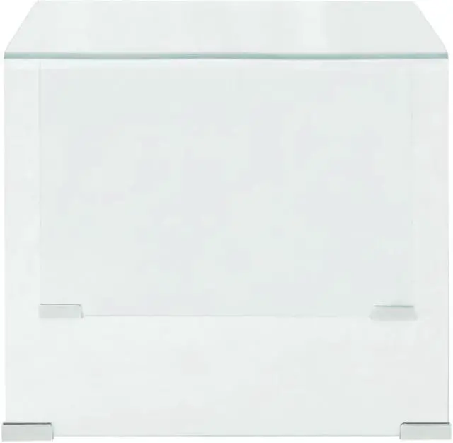 Alt view image 6 of 14 - vidaXL Coffee Table Sofa End Table Side Table Nightstand Tempered Glass Clear