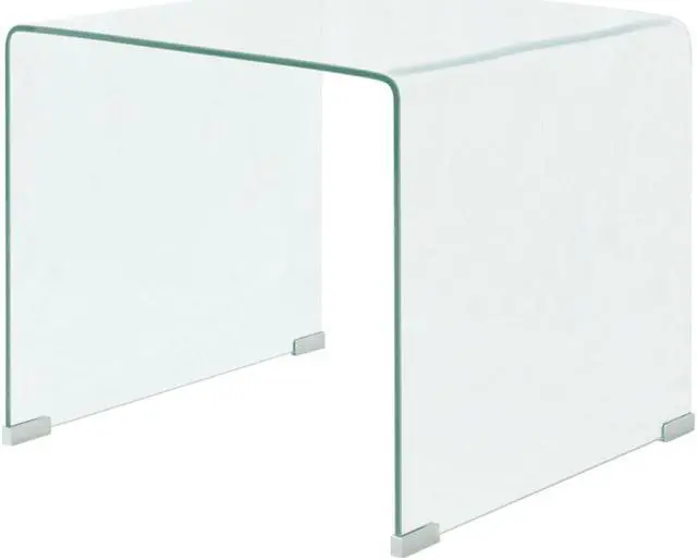 Main image of vidaXL Coffee Table Sofa End Table Side Table Nightstand Tempered Glass Clear
