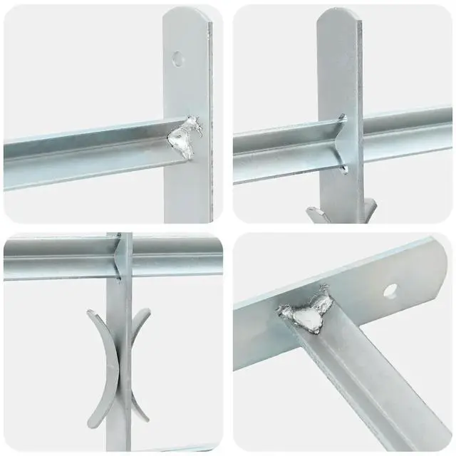 Alt view image 7 of 7 - Adjustable Security Grille for Windows with 3 Crossbars 19.7"-25.6"