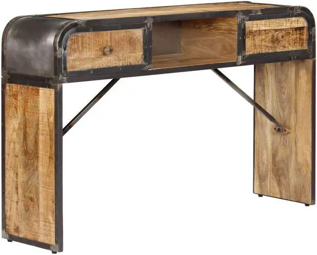 Main image of vidaXL Solid Mango Wood Sideboard Side Store Cabinet Wooden Furniture Storage