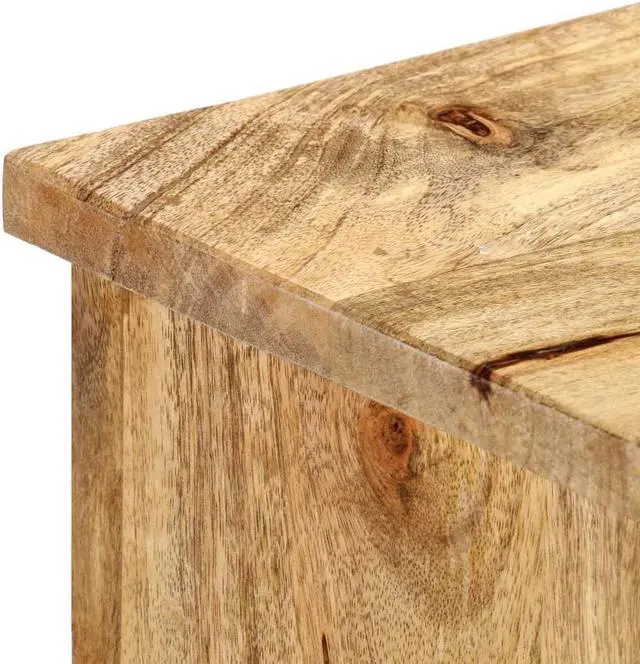 Alt view image 11 of 15 - vidaXL Sideboard 39.4"x13.8"x23.6" Solid Mango Wood