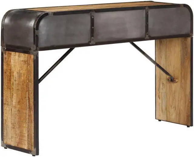 Alt view image 3 of 17 - vidaXL Solid Mango Wood Sideboard Side Store Cabinet Wooden Furniture Storage