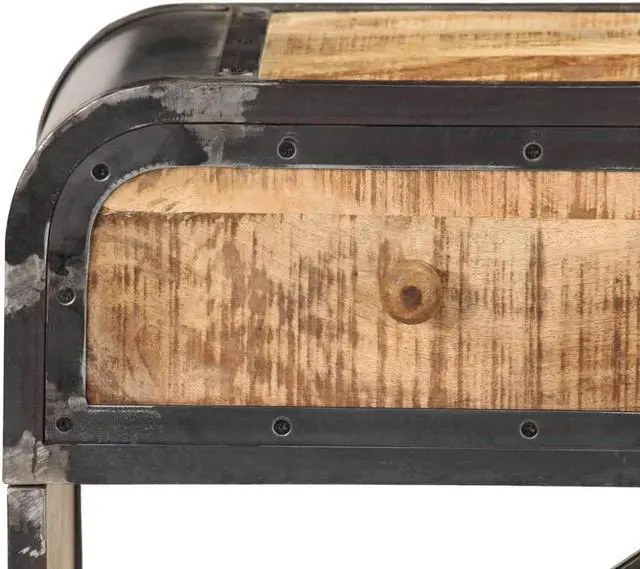 Alt view image 6 of 17 - vidaXL Solid Mango Wood Sideboard Side Store Cabinet Wooden Furniture Storage