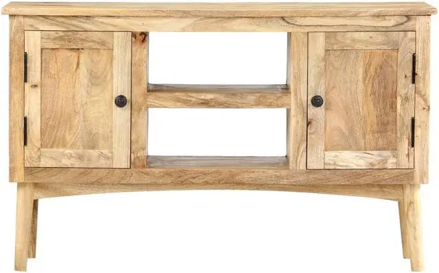Alt view image 10 of 15 - vidaXL Sideboard 39.4"x13.8"x23.6" Solid Mango Wood