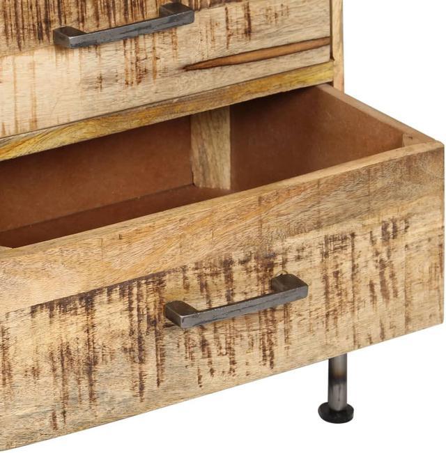 Alt view image 7 of 11 - vidaXL Solid Mango Wood Chest of Drawers Storage Store Drawer Cabinet Home