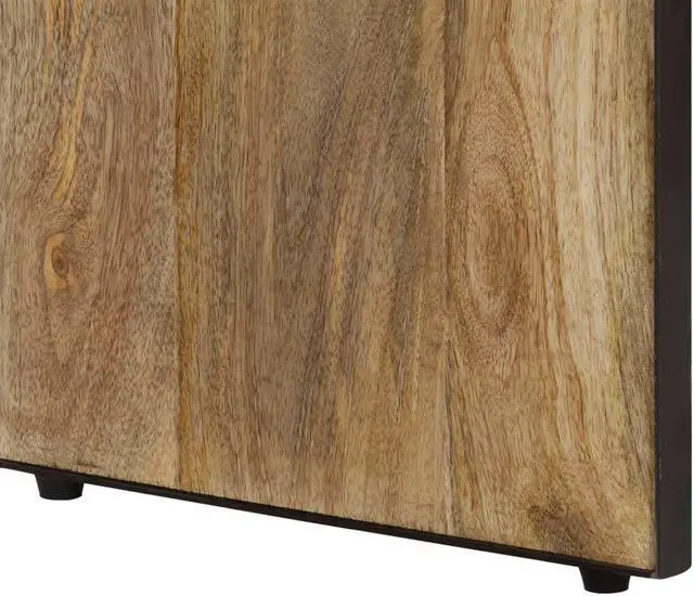 Alt view image 7 of 17 - vidaXL Solid Mango Wood Sideboard Side Store Cabinet Wooden Furniture Storage