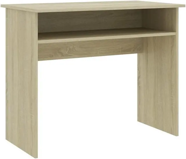 Alt view image 2 of 7 - vidaXL Writing Desk with Drawers Office Computer Desk Solid Mahogany Wood