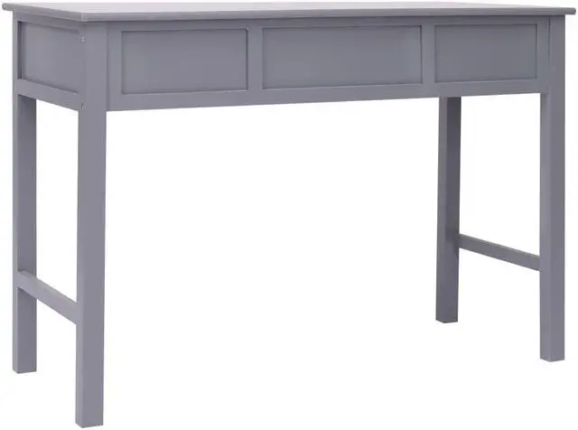 Alt view image 4 of 10 - vidaXL Writing Desk Computer Desk Laptop Table Home Workstation White Wood
