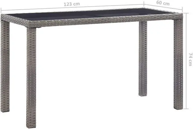 Alt view image 9 of 17 - vidaXL 2 Seater Sofa Couch with Cushions Patio Wicker Love Seat PE Rattan Black