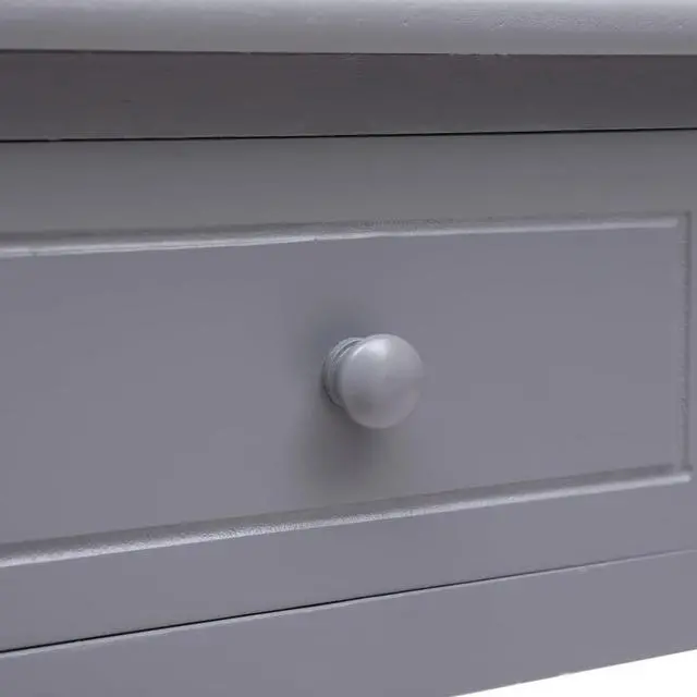 Alt view image 6 of 10 - vidaXL Writing Desk Computer Desk Laptop Table Home Workstation White Wood