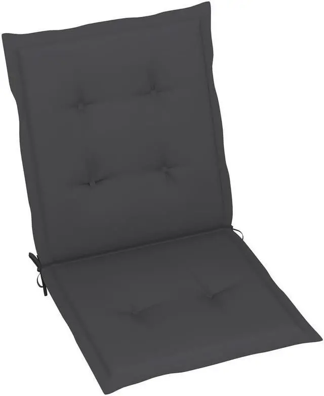 Alt view image 13 of 15 - vidaXL Chair Cushion 2 Pcs Patio Chair Cushion Pad Anthracite Oxford Fabric