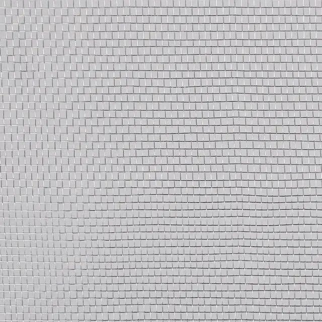 Alt view image 8 of 9 - vidaXL Mesh Screen Aluminium 3' 3"x16' 4" Silver