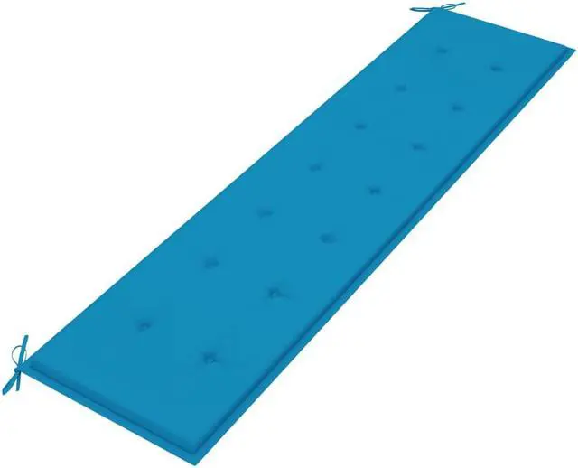 Alt view image 2 of 18 - vidaXL Bench Cushion Water Repellent Garden Seat Cushion Blue Oxford Fabric