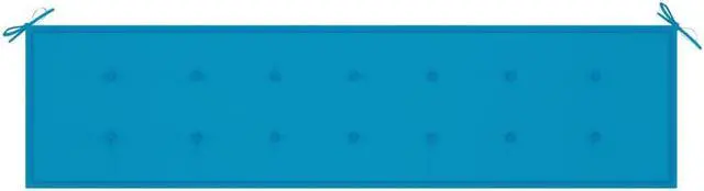 Alt view image 3 of 18 - vidaXL Bench Cushion Water Repellent Garden Seat Cushion Blue Oxford Fabric