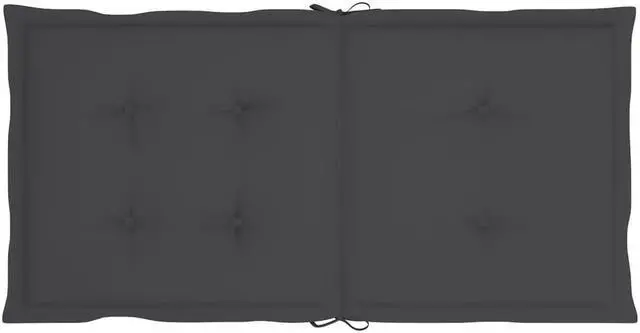 Alt view image 15 of 15 - vidaXL Chair Cushion 2 Pcs Patio Chair Cushion Pad Anthracite Oxford Fabric