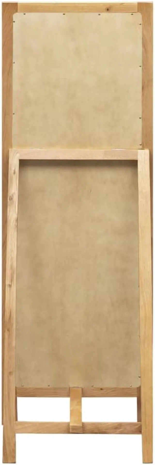 Alt view image 4 of 13 - vidaXL Floor Mirror Vanity Standing Mirror Full Length Mirror Solid Oak Wood