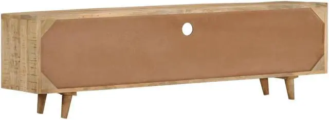 Alt view image 8 of 15 - vidaXL TV Cabinet 55.1"x11.8"x15.7" Solid Mango Wood