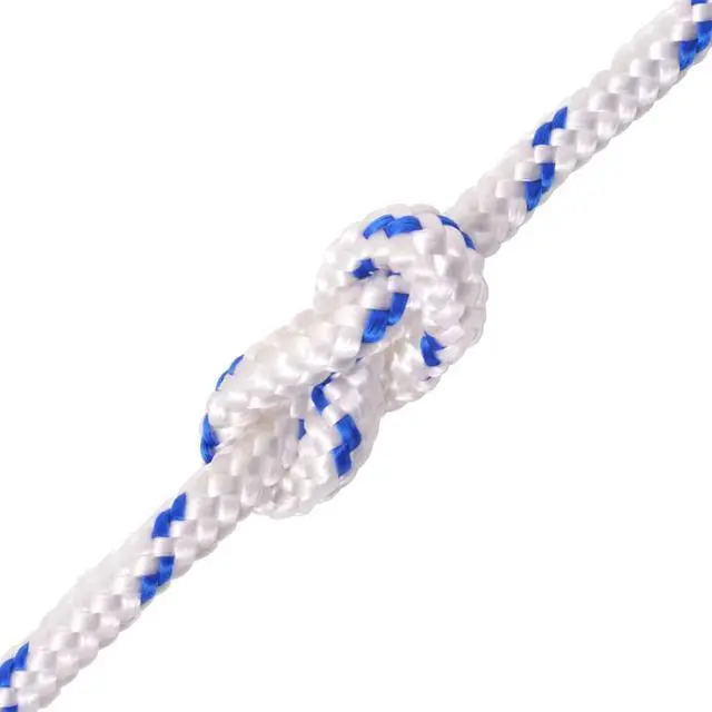 Alt view image 2 of 6 - vidaXL Marine Rope Boat Rope for Marine Boat Rigging Lines Polypropylene White