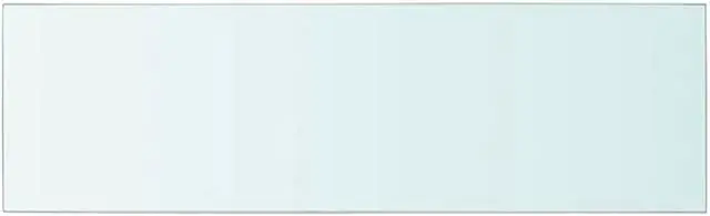 Alt view image 2 of 8 - vidaXL Shelf Panel Glass Clear 31.5"x9.8" Glass Sheet Plate Display Shelving