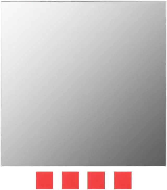 Alt view image 4 of 14 - vidaXL Mirror Tiles Mirror Sheets Wall Bathroom Hall Mirror 7 Pcs Glass Square