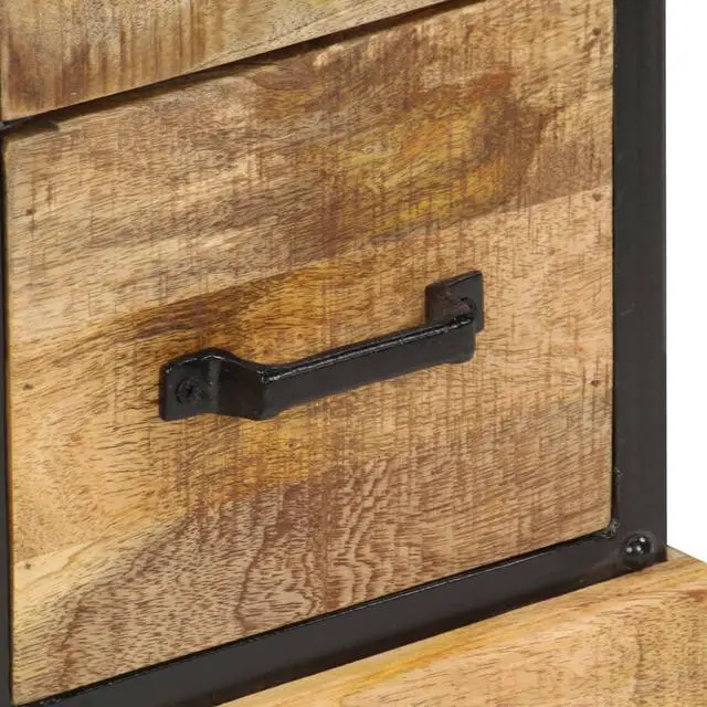 Alt view image 7 of 11 - vidaXL Sideboard Console Cabinet Cupboard for Living Room Solid Wood Mango