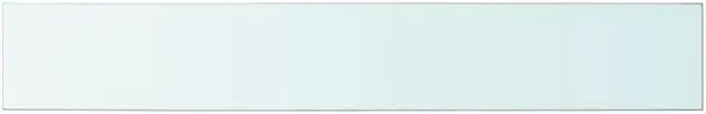 Alt view image 2 of 6 - vidaXL Shelf Panel Glass Clear 39.4"x5.9" Glass Sheet Plate Display Shelving