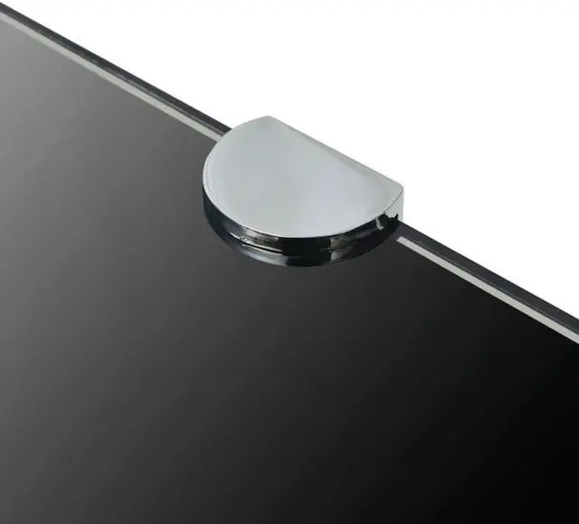 Alt view image 5 of 7 - vidaXL Wall Corner Shelves Display Floating Corner Shelves 2 Pcs Black Glass