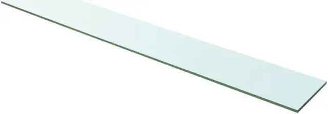 Main image of vidaXL Shelf Panel Glass Clear 39.4"x5.9" Glass Sheet Plate Display Shelving