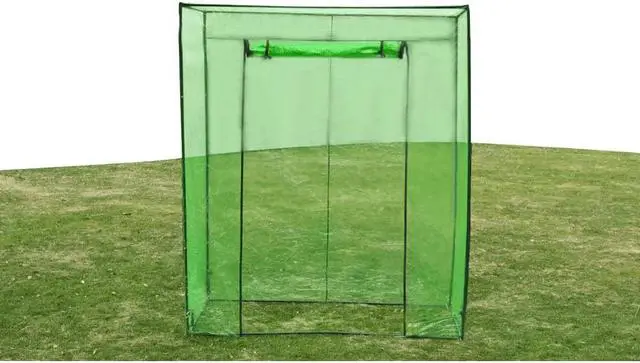 Alt view image 6 of 15 - vidaXL Greenhouse Grow House for Plant Growing Green House Steel Frame PVC