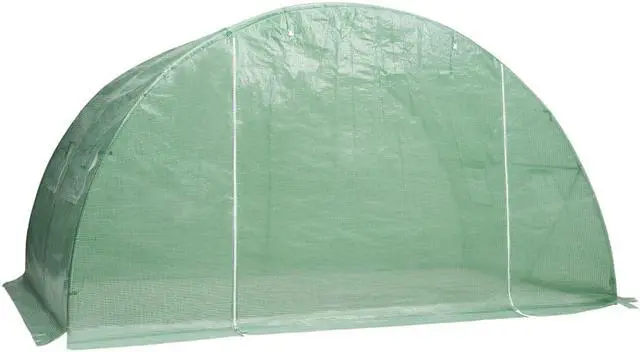 Alt view image 3 of 18 - vidaXL Greenhouse Outdoor Grow House Green House for Plant Growing Gardening