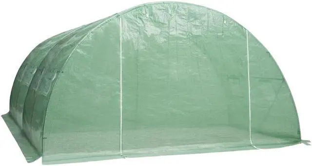 Alt view image 6 of 11 - vidaXL Greenhouse Outdoor Grow House Green House for Plant Growing Gardening