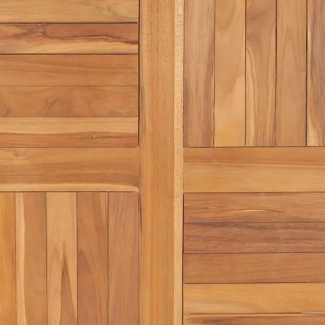 Alt view image 9 of 11 - vidaXL Table Top Solid Teak Wood Round 1" 35.4"