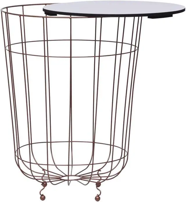 Alt view image 2 of 13 - vidaXL Coffee Table Round End Table Living Room Side Table Gold 15.7 Inch